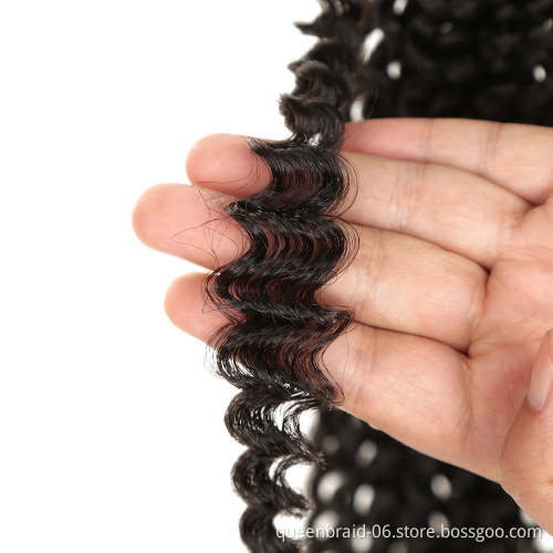 Synthetic Ombre Braiding Hair Extensions Water Wave Crochet Blonde Hair Bundles passion twist hair